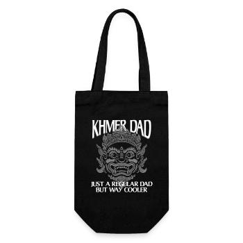 Cambodge Papa khmer cambodgien - Sac à bouteille - noir - Devant
