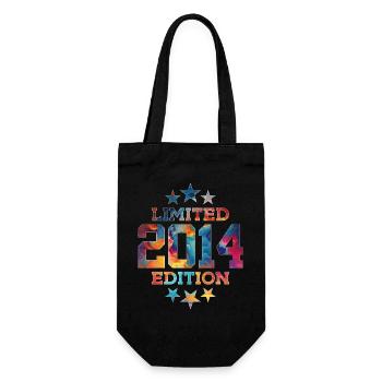 LIMITED EDITION 2014 12TH BIRTHDAY - Gift Bag for Bottles - black - Front