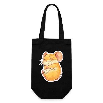 mouse - Gift Bag for Bottles - black - Front