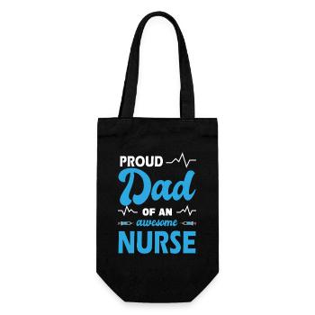 Funny Nurse Gifts Nursing Outfits - Geschenkbeutel für Flaschen - Schwarz - Vorne