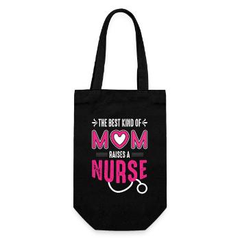 Funny Nurse Gifts Nursing Outfits - Geschenkbeutel für Flaschen - Schwarz - Vorne