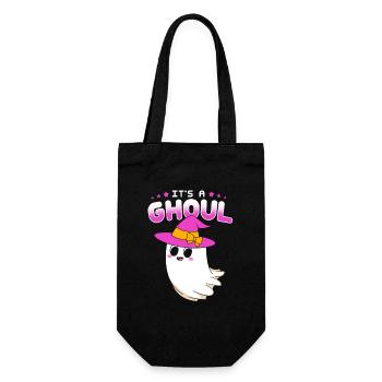 Gender Reveal Halloween Mom-to-be - Gift Bag for Bottles - black - Front