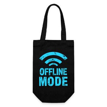 Enfin dans la zone morte – mode hors ligne - Sac à bouteille - noir - Devant