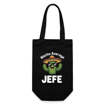 Nacho Average Jefe Kaktus - Geschenkbeutel für Flaschen - Schwarz - Vorne