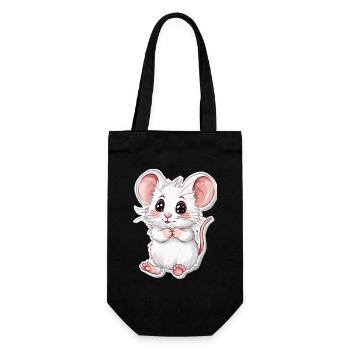 mouse - Gift Bag for Bottles - black - Front