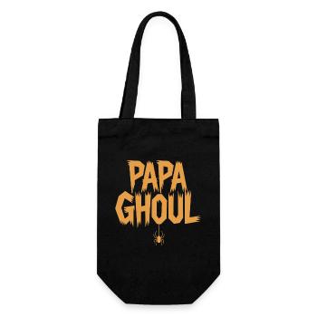 Papa Ghoul Spinnenhänger - Geschenkbeutel für Flaschen - Schwarz - Vorne