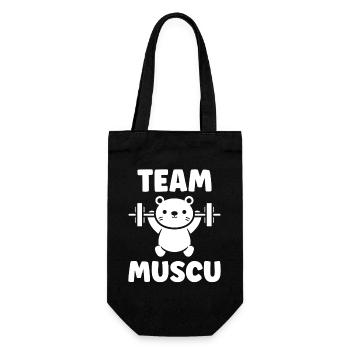 Team Muscu Ourson - Sac à bouteille - noir - Devant