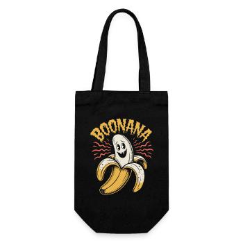 Boonana Banana Ghost Halloween Word Game For - Gift Bag for Bottles - black - Front