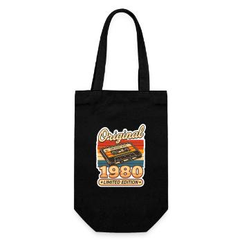 Original 1980, Limited Edition Rétro Vintage - Sac à bouteille - noir - Devant