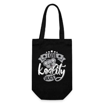 Câlins Koala - Sac à bouteille - noir - Devant