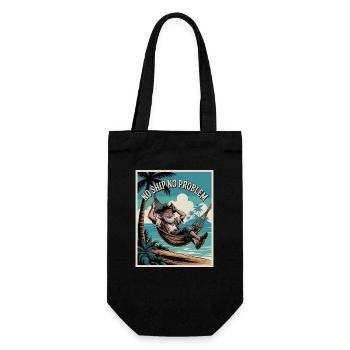 No Ship No Problem - Gift Bag for Bottles - black - Front