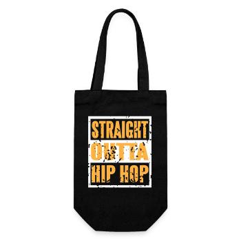 Straight Outta Beat Culture Lyric Power - Geschenkbeutel für Flaschen - Schwarz - Vorne