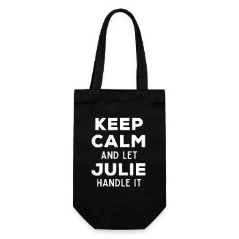 Garder son calme Laisser Julie s’arranger en disant drôle - Sac à bouteille - noir - Devant