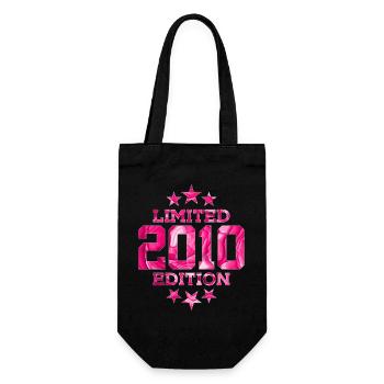 LIMITED EDITION 2010 16TH BIRTHDAY - Gift Bag for Bottles - black - Front