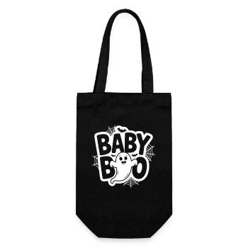 Baby Boo Halloween Ghost - Gift Bag for Bottles - black - Front