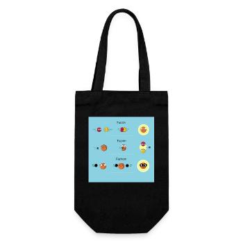 Physics Physicist Teacher Science Funny Saying - Gift Bag for Bottles - black - Front