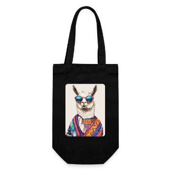 lama - Sac à bouteille - noir - Devant