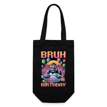 Birthday Gamer VR - Gift Bag for Bottles - black - Front