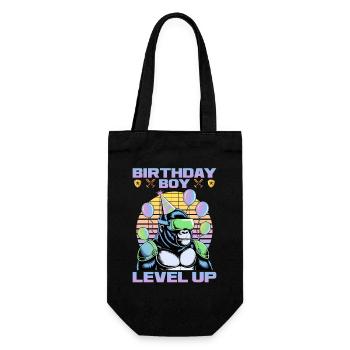 Birthday Gamer VR - Geschenkbeutel für Flaschen - Schwarz - Vorne