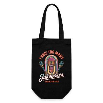 Collectionneurs de juke-box J’ai trop de juke-box - Sac à bouteille - noir - Devant
