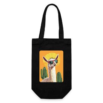 lama - Sac à bouteille - noir - Devant