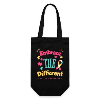 Neurodiversity is My Superpower - Gift Bag for Bottles - black - Front