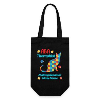 Autism Team: Strong Together - Gift Bag for Bottles - black - Front