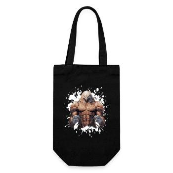 Eagle Muscles Bodybuilding Beast - Gift Bag for Bottles - black - Front
