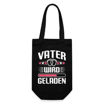 FUTUR PÈRE EST INVITÉ Paternité Drôle - Sac à bouteille - noir - Devant