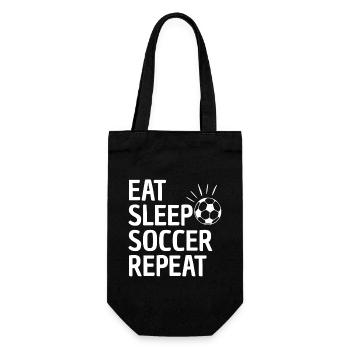 Eat Sleep Soccer Repeat - Gift Bag for Bottles - black - Front