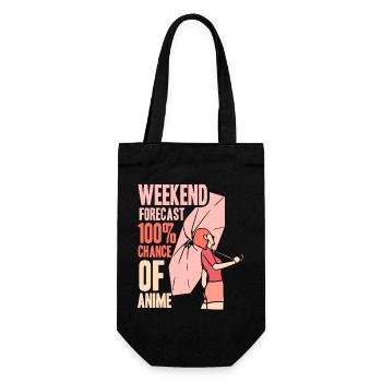 Anime Manga Otaku Kawaii Japon Cosplay Bande dessinée - Sac à bouteille - noir - Devant