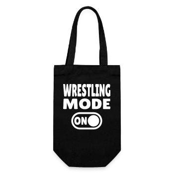 Wrestling Mode ON - Gift Bag for Bottles - black - Front