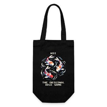 Koi : le jeu d’inactivité original | Jardin Étang Zen - Sac à bouteille - noir - Devant