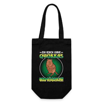 Les quokka vivent sans kangourou à queue courte - Sac à bouteille - noir - Devant