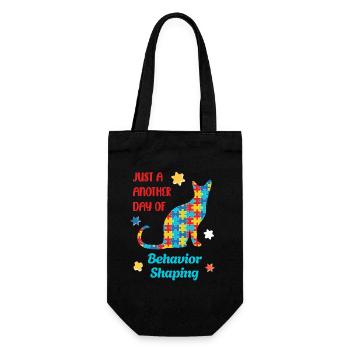 Be Kind – Autism Awareness - Gift Bag for Bottles - black - Front