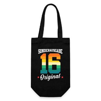 16 Anniversaire - Sac à bouteille - noir - Devant