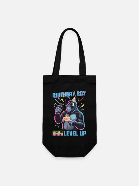 Birthday Gamer VR - Geschenkbeutel für Flaschen - Schwarz