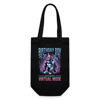 Birthday Gamer VR - Gift Bag for Bottles - black - Front