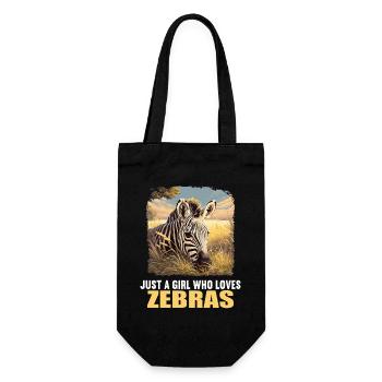 Zebras Zebra - Gift Bag for Bottles - black - Front