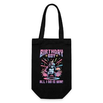 Birthday Gamer VR - Gift Bag for Bottles - black - Front