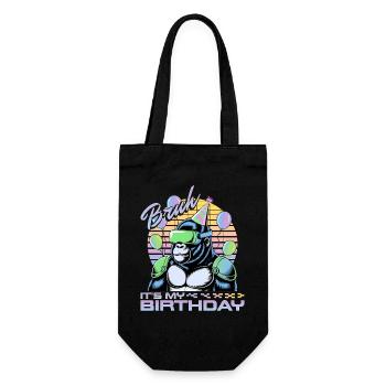 Birthday Gamer VR - Gift Bag for Bottles - black - Front