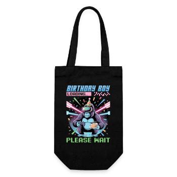Birthday Gamer VR - Gift Bag for Bottles - black - Front