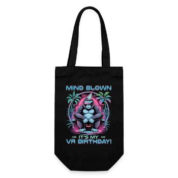 Birthday Gamer VR - Geschenkbeutel für Flaschen - Schwarz - Vorne