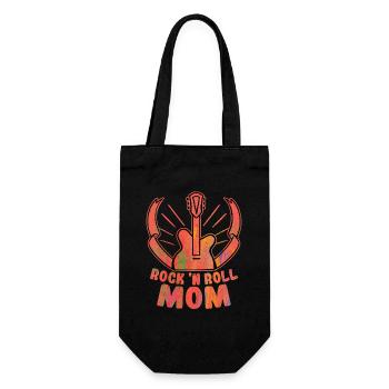 Rock 'n Roll Mom Rock Band Guitar Music - Geschenkbeutel für Flaschen - Schwarz - Vorne