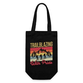 Girl Scout Leader Trailblazing Whit Pride Scout - Geschenkbeutel für Flaschen - Schwarz - Vorne