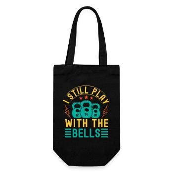 Fanatiques de fitness, je joue toujours avec les cloches - Sac à bouteille - noir - Devant