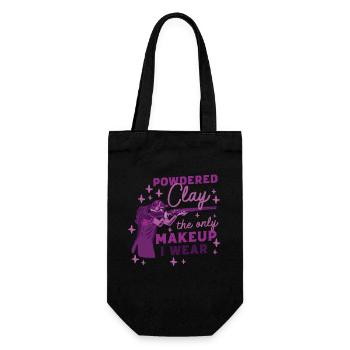 Clay Pigeon Shooting Powdered Clay - Gift Bag for Bottles - black - Front