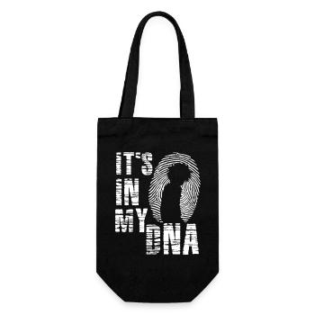 Anime Manga Otaku Kawaii Japan Cosplay Dns dna - Geschenkbeutel für Flaschen - Schwarz - Vorne