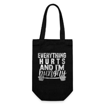 Tout me fait mal, j’ai faim - Sac à bouteille - noir - Devant