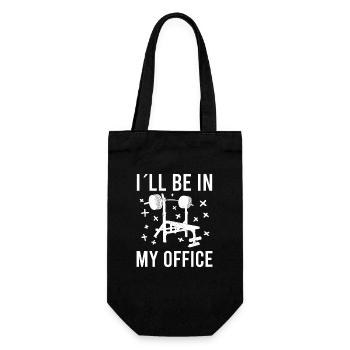 Bodybuilding Fitness Vintage Gym Athletes Workout - Gift Bag for Bottles - black - Front